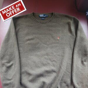 Polo Ralph Lauren Wool Crewneck Sweater Size 3LT